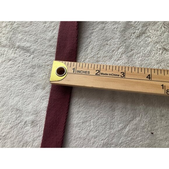 Eric Javits Burgundy Red Quilted Leather Crossbody Bag Gold hardware - Picture 13 of 14